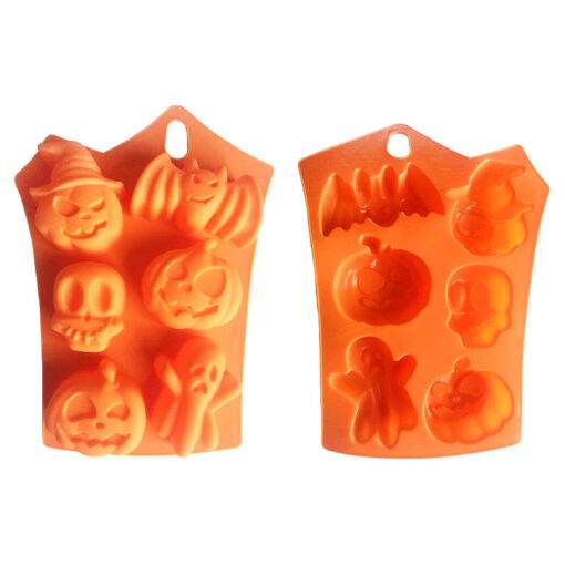 Vedini 6 even halloween bat ghost cartoon silicone cake mold