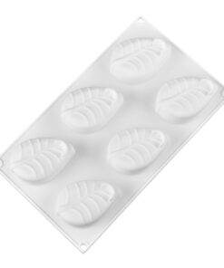 Vedini 6 even leaf mousse mold