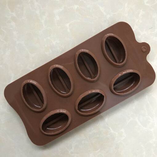 Vedini 7 coffee beans silicone chocolate mold2