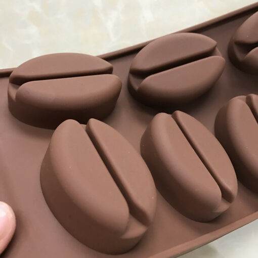 Vedini 7 coffee beans silicone chocolate mold3