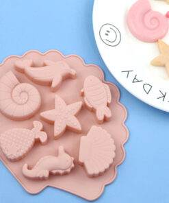Vedini 7 even sea world DIY silicone chocolate mold2