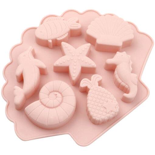 Vedini 7 even sea world DIY silicone chocolate mold3