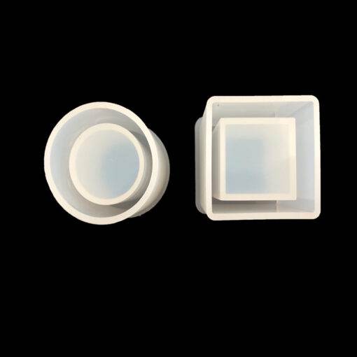 Vedini Silicone Mold Square Cylindrical High Mirror Pen Holder1