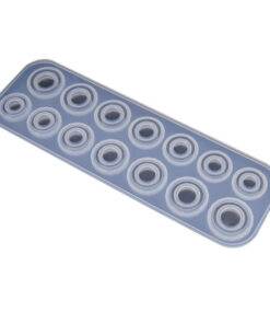 Vedini whole plate round diamond ring silicone mold