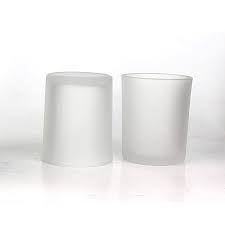 Frosted Candle Jar