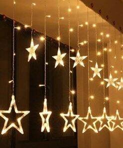12 Stars 138 Led Curtain String Lights