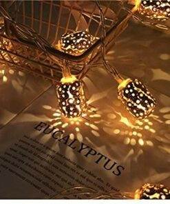 Gold Metal String Lights Balls
