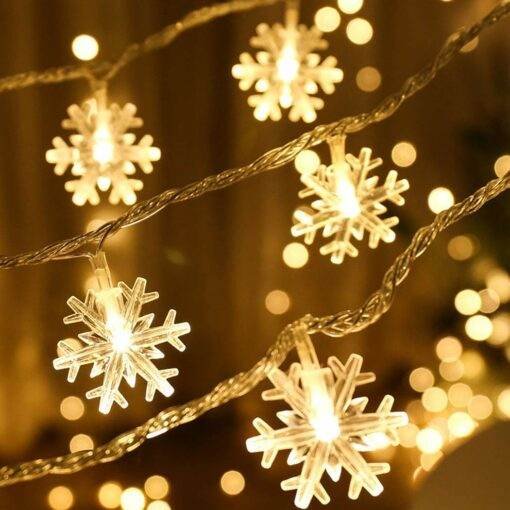 Snow Flake String Lights