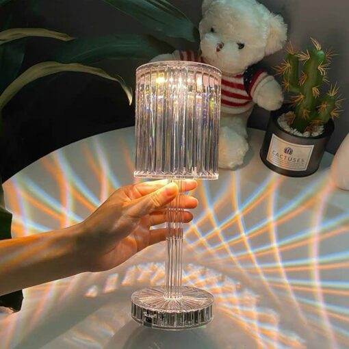 Led Crystal Table Lamp