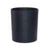 Black Candle Jar With Clear Bottom without lid