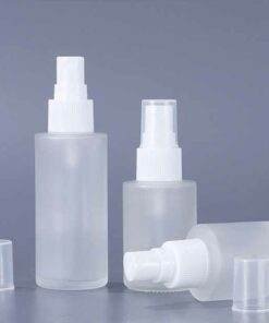 Premium Frosted Glass Bottle
