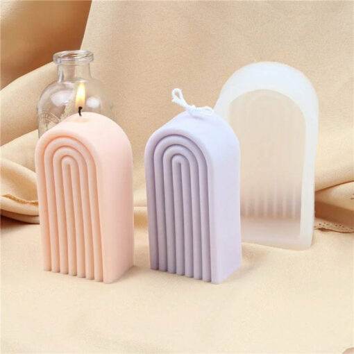 U Shape Ark Long Wave Candle Mold
