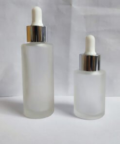 Frosted Glass Bottle Dropper