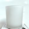 Candle Glass Jar White