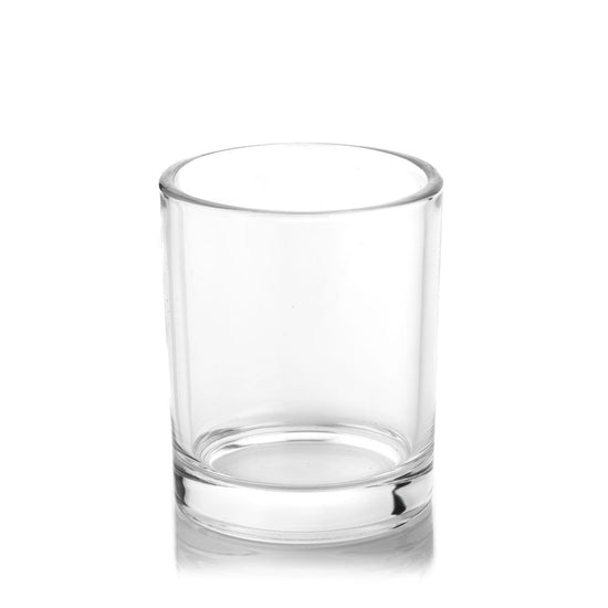 Liquid candle with refillable container, 6 cm diam.