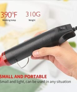 Alternative view of Handheld Mini Heat Gun, 300W Hot Air Gun Multi-Function Electrical Heat Tool for for DIY Embossing, Shrink Wrapping, Drying Paint (300W)