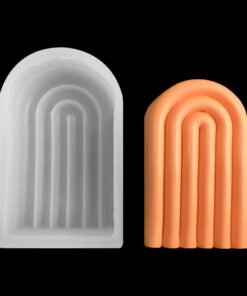 U SHAPE ARK Small WAVE CANDLE MOLD