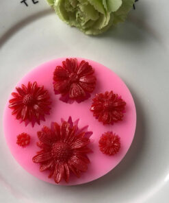 Chrysanthemum Rose Flower Mold