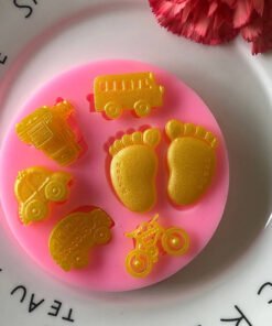3D Transportation Silicone Fondant Mold