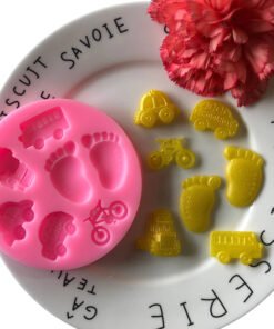 Alternative view of Vedini 7 Cavity 3D Transportation Silicone Fondant Mould Cake Ice Paste Mold 206