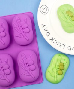 4 Cavity Olive Tree Lotion Bar Mold
