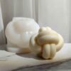 3D Twisted Knot Candle Silicone Mold