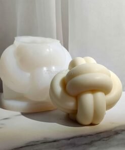 3D Twisted Knot Candle Silicone Mold