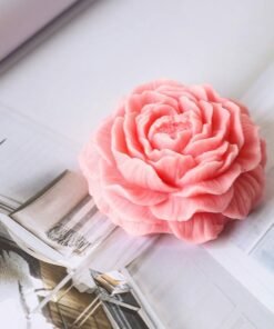 Alternative view of Vedini Peony Flower Shape Silicone Mold | 3D DIY Fondant Candle, Soap Mould  Code 157 (Color Random)