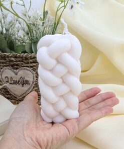 3D Rope Knot Twisted Pillar Candle Mold