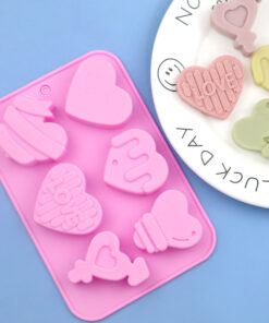 6 Cavity different love silicone Mold