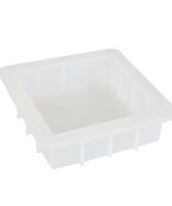 Alternative view of Vedini 6 Inch Large Square Silicone Mold for Resin Art, Square Cube Soap Silicone Mold JKB-500