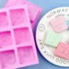 6 Cavity SpongeBob Square Silicone Mold