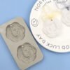 2 Cavity Camellia Silicone Candle Mold