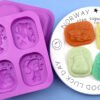 4 Cavity Stiff fish Silicone Mold