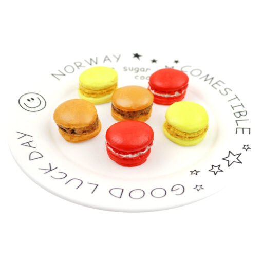 Vedini 6 Cavity 3D Macaroon Silicone Mold for Fondant, Macaron Hamburger Baking Molds, Candle Mold JKB-184 - Image 5