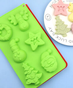 Elk Snowman Christmas Tree Star Mold