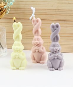 Fancy Long Ears Rabbit Resin Mold