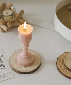 Natural Wood Candle Tray