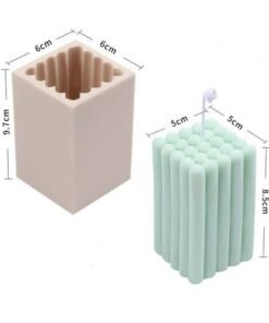 Alternative view of Vedini Cool aesthetic abstract Silicone mold candle making molds big mold Code 102