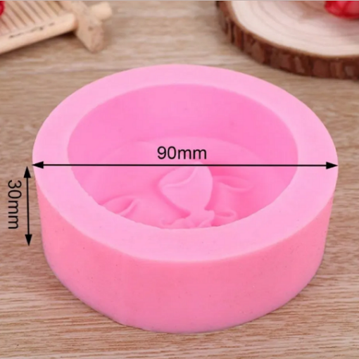 Vedini 3D Sun Moon Face Soft Silicone Candle Mold Code 135 - Image 4