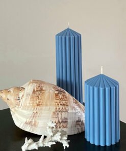 Alternative view of Vedini Short Spire Pillar Candle Mold - Sea Salt & Ocean Breeze Code 162