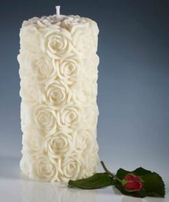 Rose Pillar candle mold