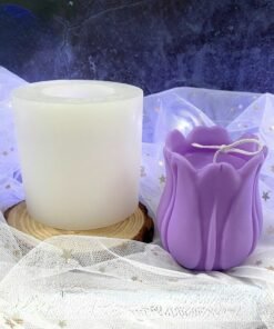 Alternative view of Vedini Tulip Flower Candle Silicone Mold (1 cavity ) 150