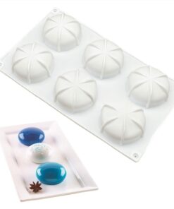 6 Cavity DiY Round Cake Silicone Mold