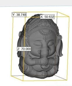 Alternative view of Vedini 3D Ganesh Soap Candle Mold Ganesha Silicone Mold JKB-177