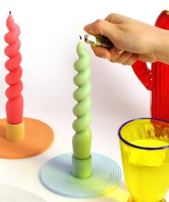 Spiral Taper Candle Silicone Mold