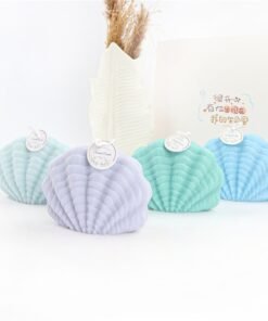 Alternative view of Vedini Fish scale shell mold, shell candle mold,s callop mold,Handmade Soap Mold,Difusser Plaster DIY,Food grade silicone mold JKB- 166