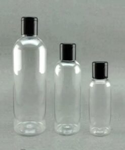 Alternative view of Vedini Transparent Refillable Plastic Bottles with fliptop Cap