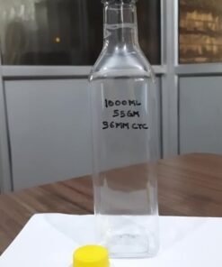 Alternative view of Vedini PET Square Edible Oil Bottle 1000 ml
