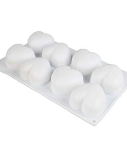 8 Cavity Love Heart Shape